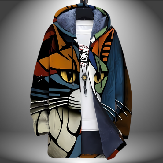 Félinité - Manteau Long en Peluche