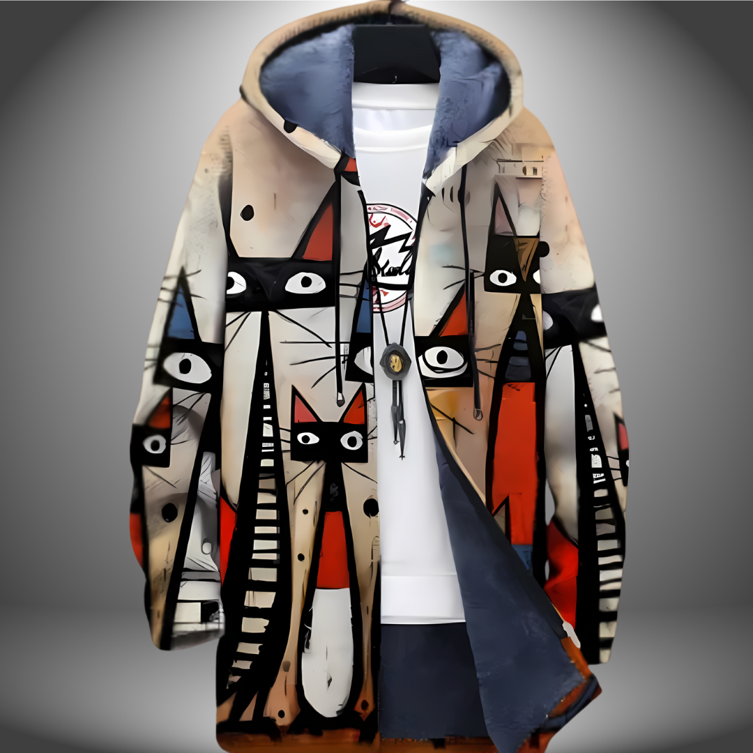 Félinité - Manteau Long en Peluche